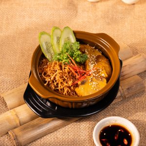 Cơm Gấc Nấm Nướng