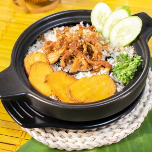 Cơm Nấm Hầu Sả Gừng